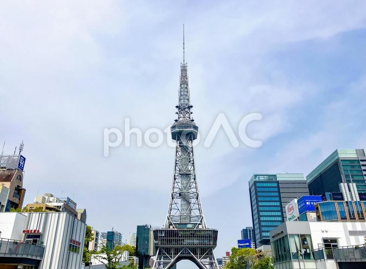 名古屋　テレビ塔　MIRAI TOWER テレビ塔,名古屋テレビ塔,電波塔の写真素材