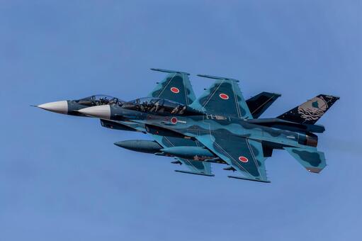 F-2戦闘機編隊 記念塗装機,戦闘機,空自の写真素材