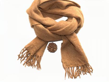 マフラー　白背景 マフラー,防寒,冬物の写真素材