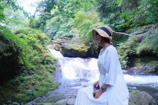 森林浴 森林浴 森林浴,森,ネイチャーの写真素材