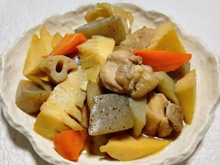 筑前煮 筑前煮 筑前煮,料理,煮物の写真素材