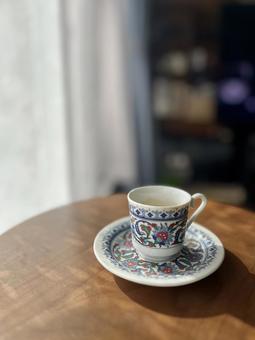 デミタスカップ コーヒー,カフェ,エスプレッソの写真素材