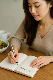 食事記録ノートの写真