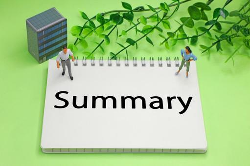 summaryの文字素材 summary,サマリー,まとめの写真素材