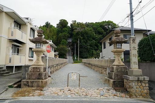 パワースポット宝塚市川面 皇太神社①参道 パワースポット宝塚市川面 皇太神社①参道の写真