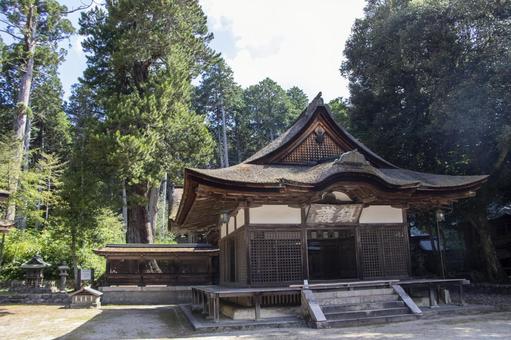 Aburahi Shrine worship hall, JPG