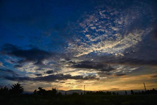 夕焼け 夕焼けの写真