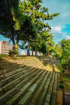 【福井】福井城跡にある福井県庁 【福井】福井城跡にある福井県庁 福井県庁,福井城跡,福井の写真素材