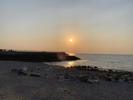 夕日 夕日の写真