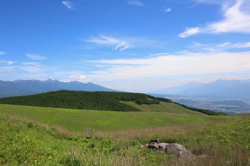 霧ヶ峰 霧ヶ峰 ビーナスライン,霧ヶ峰,夏の写真素材