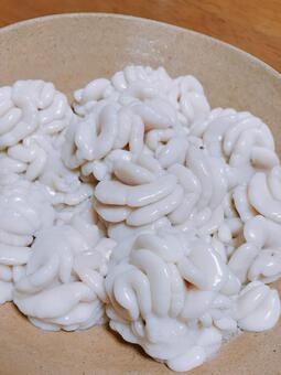 真鱈の白子 真鱈の白子の写真