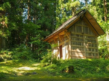 前沢曲家集落 鹿島神社 前沢曲家集落 鹿島神社 曲家,前沢,福島県の写真素材