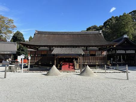 上賀茂神社 上賀茂神社,京都,神社の写真素材