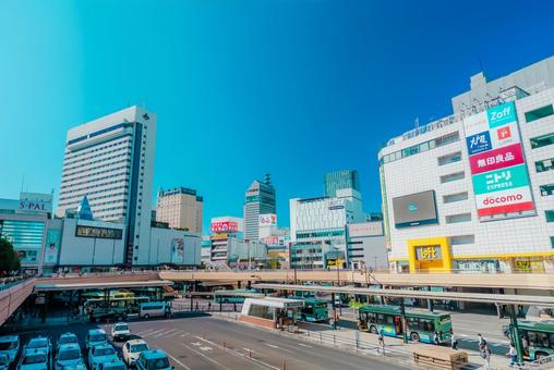 【宮城】仙台駅周辺の街並み 【宮城】仙台駅周辺の街並み 仙台駅,仙台,宮城の写真素材