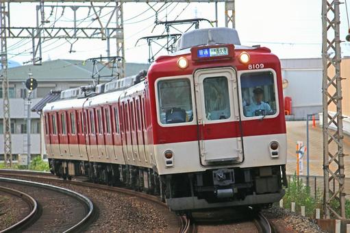 近鉄京都線を走行する車両 近鉄京都線を走行する車両 近鉄,近畿日本鉄道,京都線の写真素材
