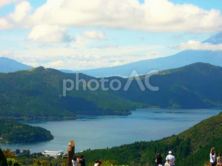 大室山からの眺望　伊東市　6 大室山,静岡県,伊東市の写真素材