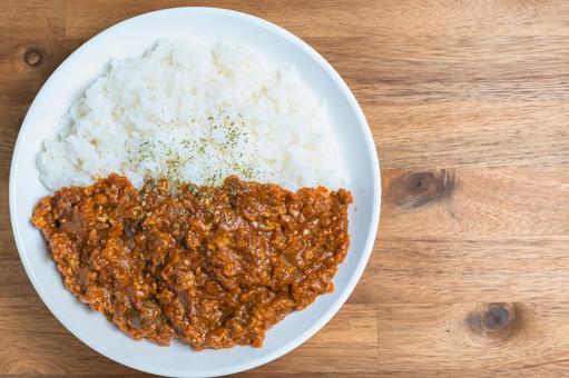 キーマカレー キーマカレー キーマカレー,カレー,ライスの写真素材