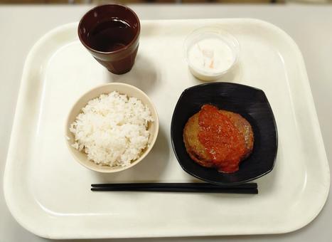 学食でのランチ 学食でのランチの写真