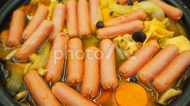 ケチャップのトマト鍋・家庭料理（接写） トマト鍋,ケチャップ,トマトケチャップの写真素材