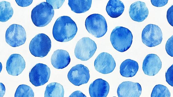 Polka dot pattern (blue), polka dot, watercolor, polka dot, JPG