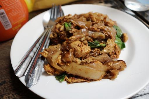 美味しいタイ料理の焼きそばパッシーユー 美味しいタイ料理の焼きそばパッシーユー 麺,パッシーユー,美味しいの写真素材