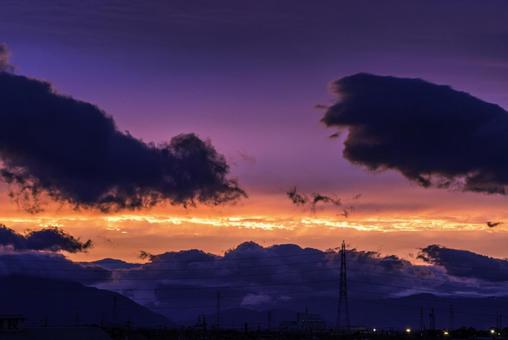 夕焼け 夕焼けの写真