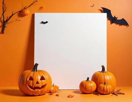 ハロウィン用背景素材の写真