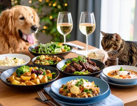 秋の食卓 秋の食卓の写真