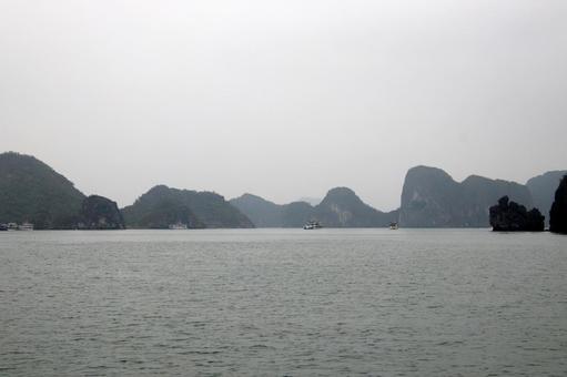 ベトナムの世界遺産ハロン湾風景 ベトナムの世界遺産ハロン湾風景の写真