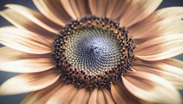 一輪のひまわりの花 一輪のひまわりの花の写真