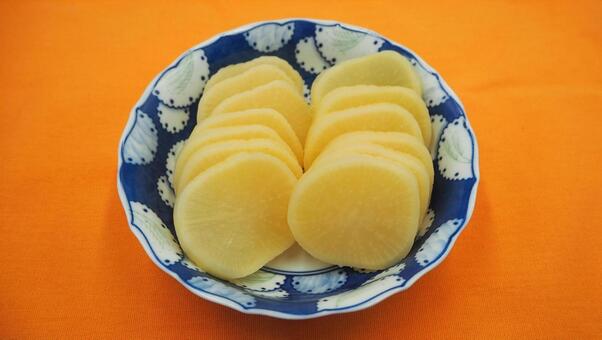 たくあん・お家ごはん たくあん,大根,漬物の写真素材