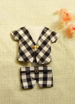 ぬい服 カジュアルスーツ 1 ぬい服 カジュアルスーツ 1 ぬい,服作り,ドール服の写真素材