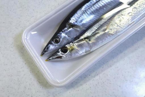 パックに入ったスーパーの秋刀魚 秋の味覚 パックに入ったスーパーの秋刀魚 秋の味覚 秋刀魚,秋の味覚,サンマの写真素材
