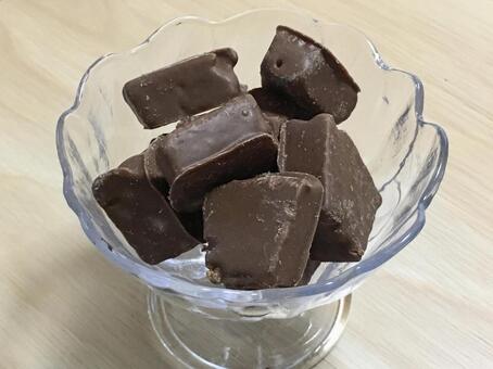 チョコがけ菓子 チョコレート,おやつ,洋菓子の写真素材