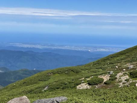 白山から街が見える1 白山から街が見える1の写真
