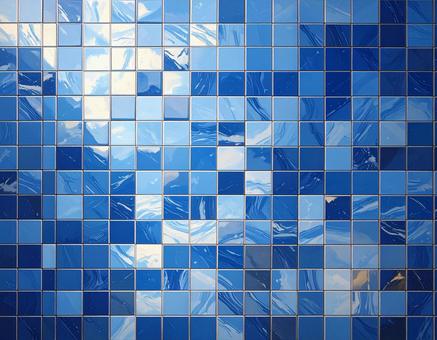 斑があるモザイクタイルのテクスチャの写真