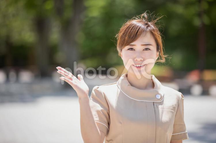 美容部員／エステティシャン／歯科衛生士 エステティシャン,美容部員,看護師の写真素材