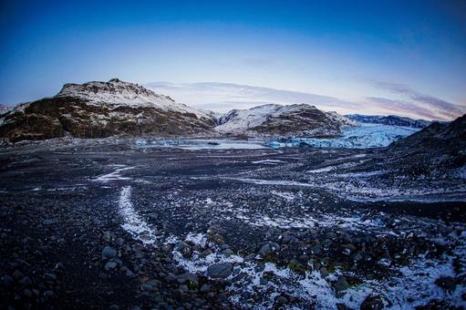 アイスランドの氷の湖 アイスランドの氷の湖 湖,氷,雪の写真素材