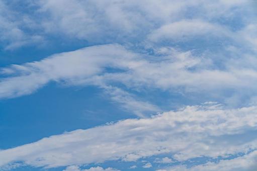 青空と雲 青空と雲 空,晴れ,自然の写真素材