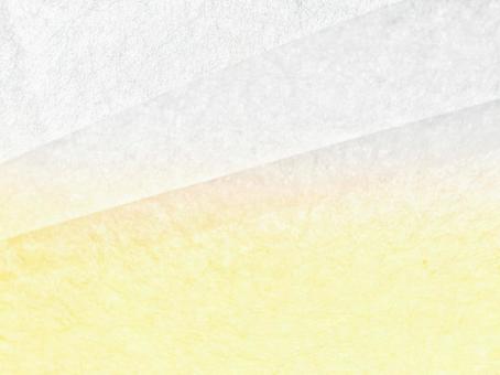 和紙 重ねた白と淡い黄色のグラデーション 和紙 重ねた白と淡い黄色のグラデーションの写真