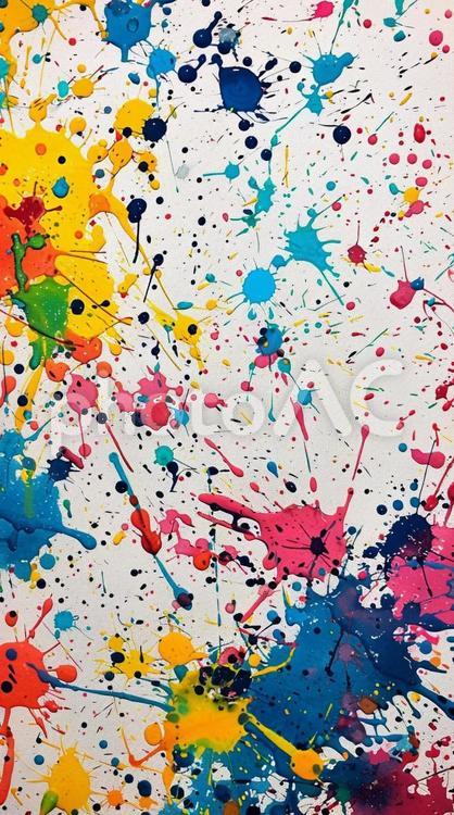 ペンキ　アート ペンキ,塗料,カラフルの写真素材