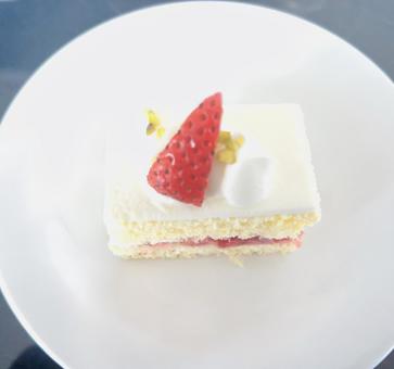 苺のショートケーキ 苺のショートケーキの写真