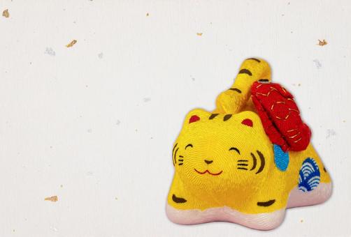 老虎的新年素材PSD與鯛魚 老虎的新年素材PSD與鯛魚