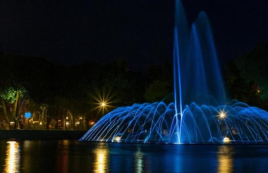 噴水 噴水の写真