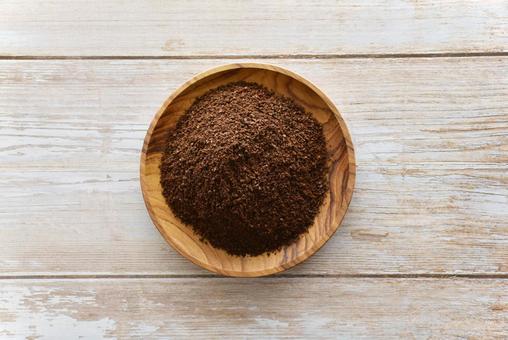 コーヒーの粉 コーヒーの粉の写真