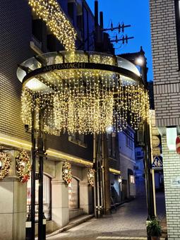 横浜元町クリスマス クリスマス,イルミネーション,元町の写真素材