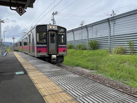 新青森駅2025：在来線のディーゼル車 在来線,電車,ディーゼル車の写真素材