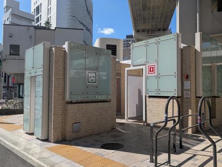 Photo, toilet, public toilet, building, 