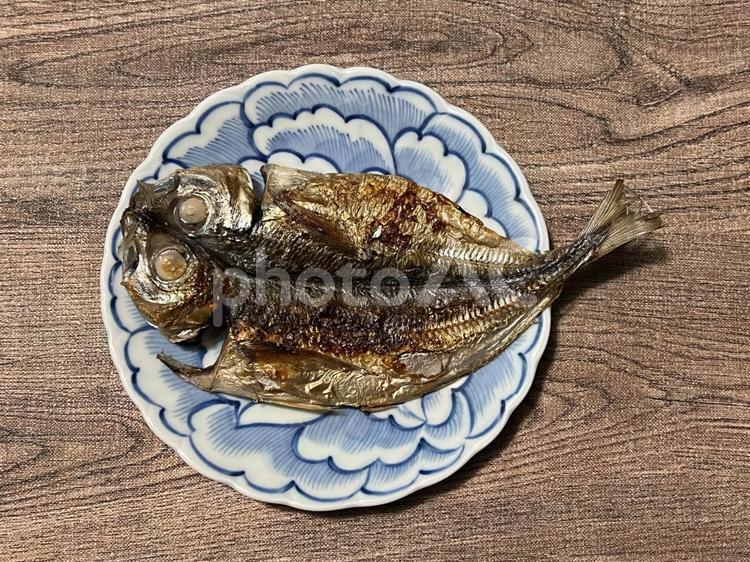 きれいで美味しそうな鯵のひらきの干物 アジの開き,アジ,鯵の写真素材