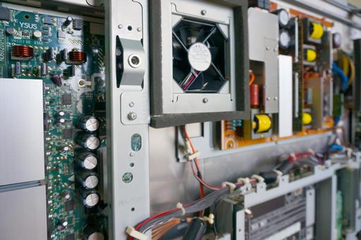 機械の基盤 機械の基盤 機械,プリント基盤,電解コンデンサーの写真素材